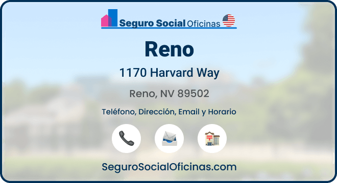 Oficina del Seguro Social en Reno, Nevada