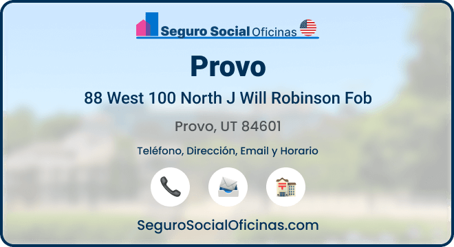 Oficina del Seguro Social en Provo, Utah