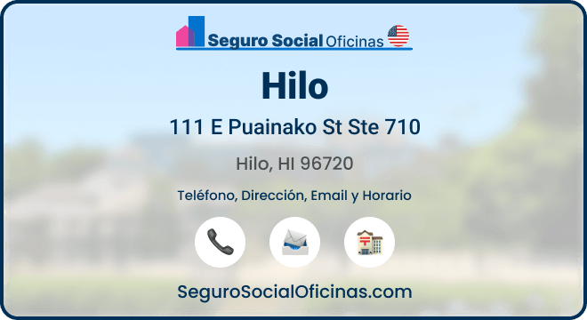 Oficina del Seguro Social en Hilo, Hawaii